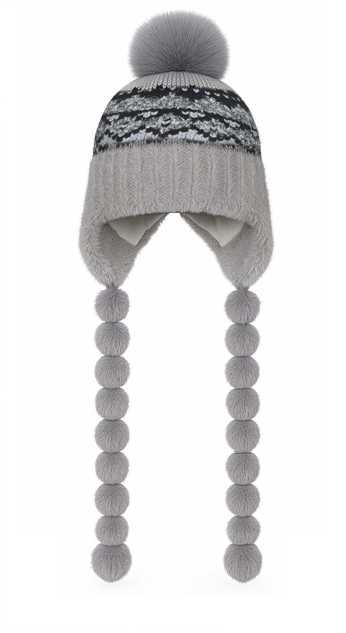 simaranda Strickmütze Damen Mütze 505 Hellgrau günstig online kaufen