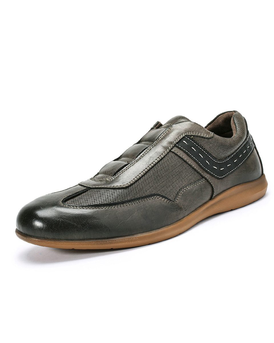 Allthemen Slip-On Sneaker Bequeme Herren Schlupfschuh im Vintage Freizeit Slip-On Sneaker