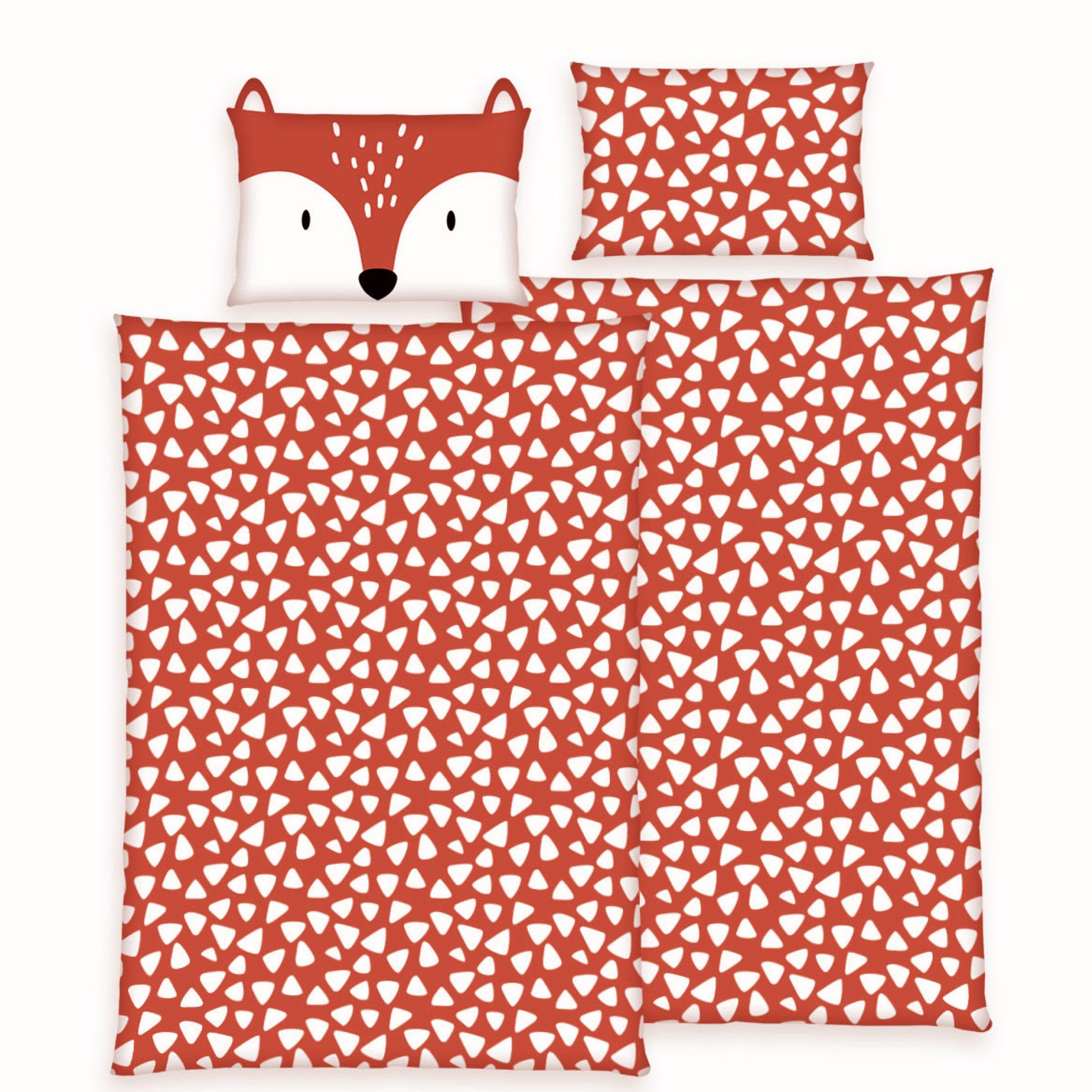 Familando Babybettwäsche Fuchs 100x135 40x60 cm günstig online kaufen