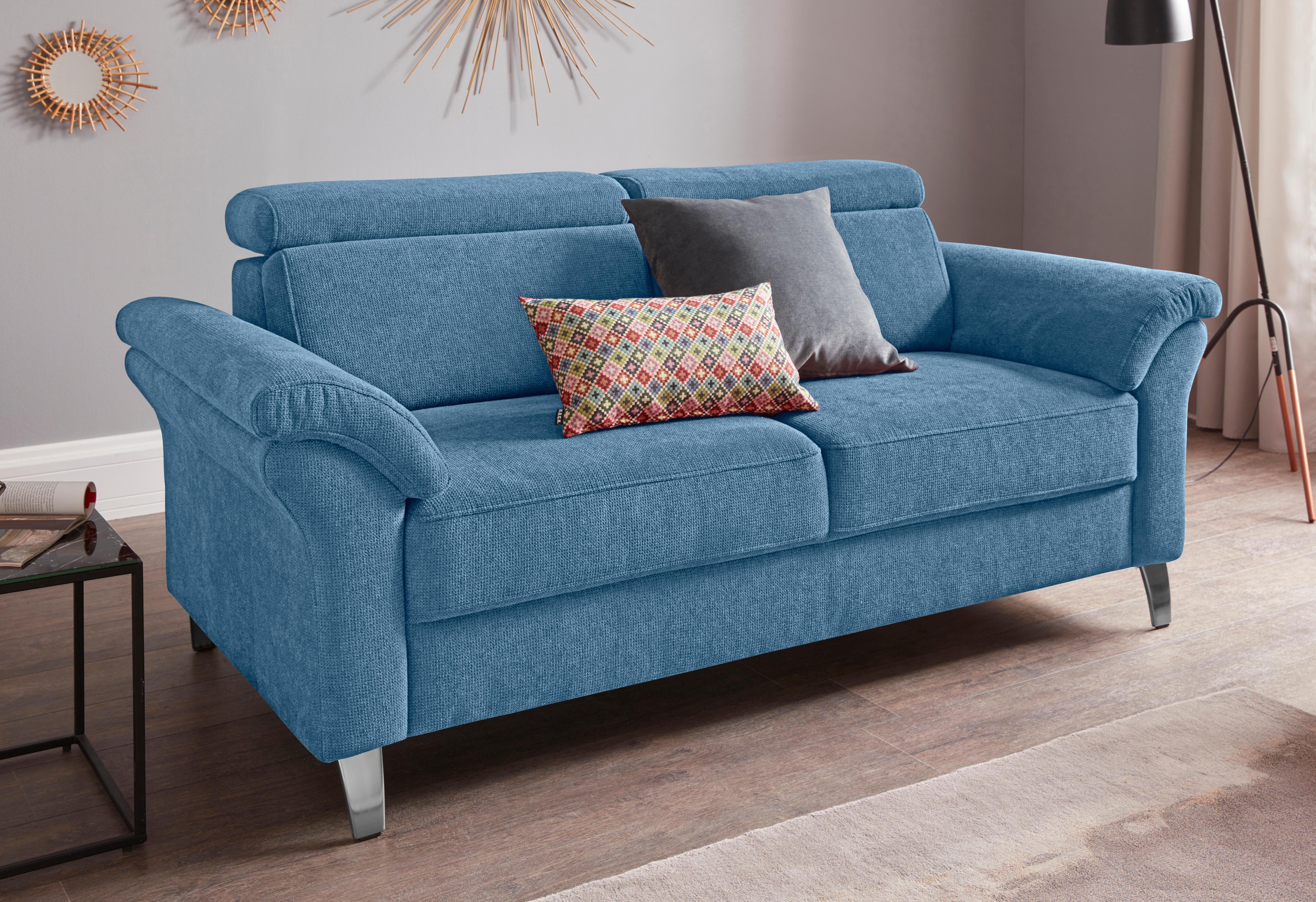 sit&more 2,5-Sitzer Arngast, inklusive Federkern und Kopfteilverstellung