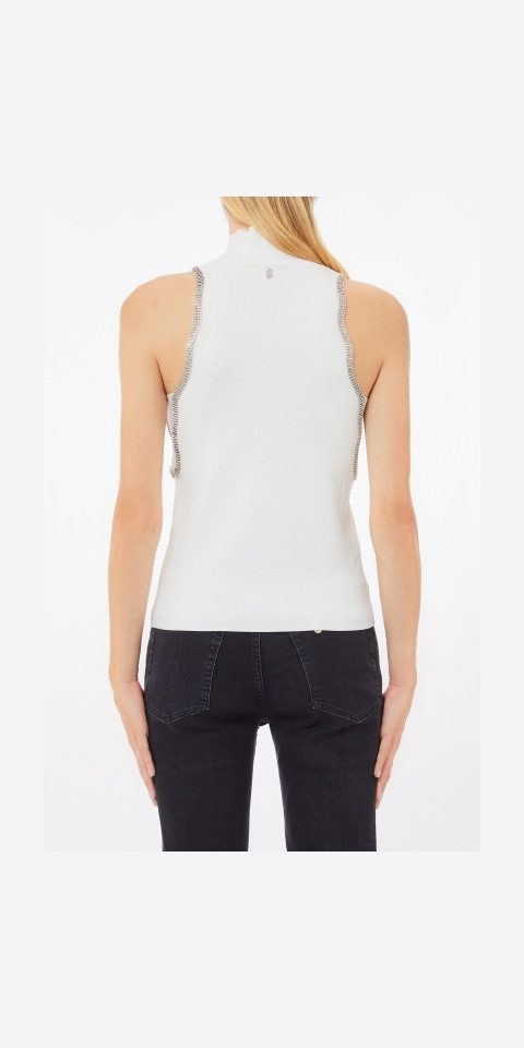 Liu Jo Tanktop – sexy Partytop mit Strass - mit Strass