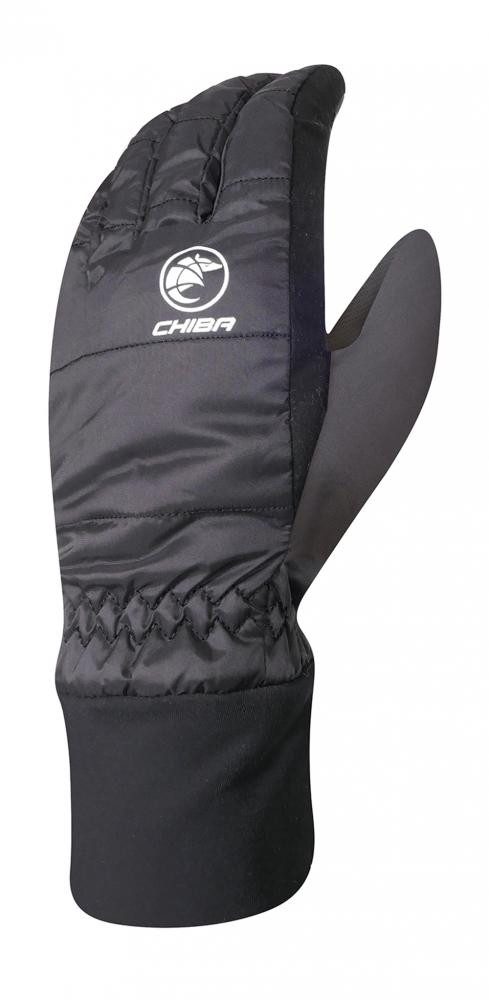 Fahrradhandschuhe CHIBA City Liner Kids - wasserdichte Kinder-Fahrradhandschuhe schwarz
