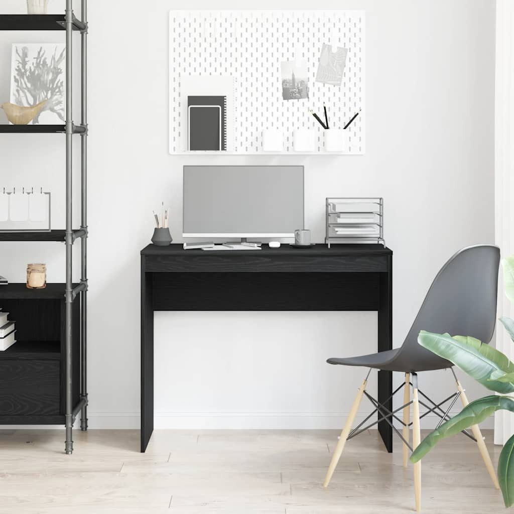 vidaXL Schreibtisch Schreibtisch Schwarze Eiche 90 x 40 x 72 cm Holzwerksto günstig online kaufen