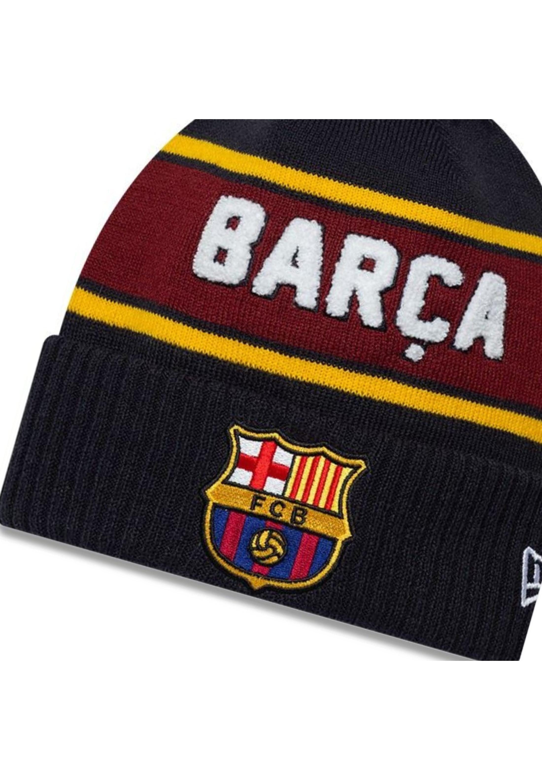 New Era Bommelmütze FC Barcelona New Era Sport Cuff Bommelmütze Marineblau (1-St)