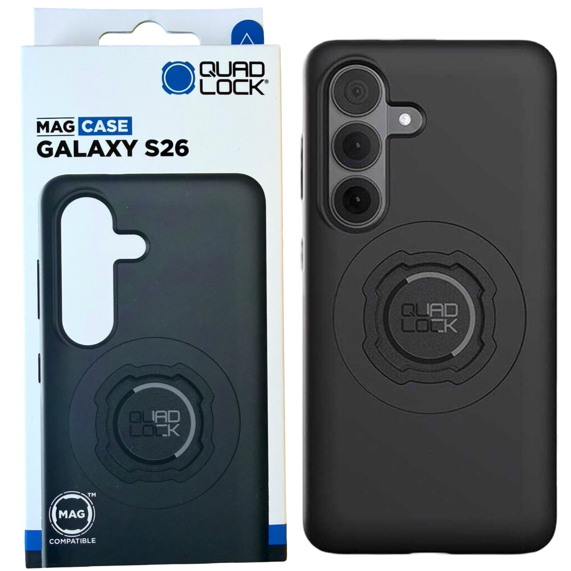 Quad Lock Handy-Halterung QUAD LOCK MAG Case Handy Schutz Hülle Halter passend für Galaxy S26