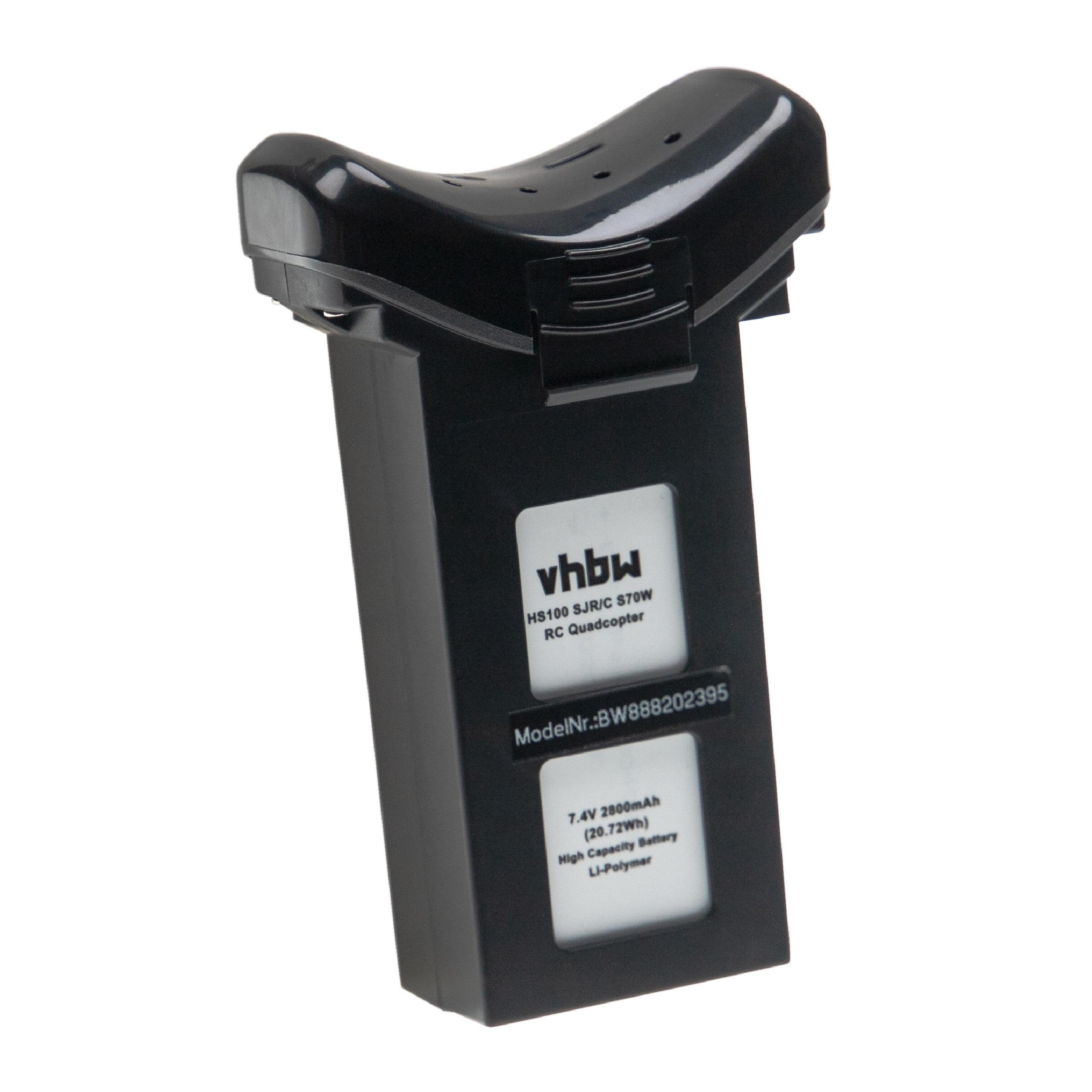 vhbw Akku passend für Holy Stone RC GPS Drone HS100G, HS100 SJR Modellbau Drohnen-Akku Akku Li-Polymer 2800 mAh (7,4 V, 1 St), Leistungsfähiger Austausch-Akku für Drohne, Wiederaufladbar, Jede