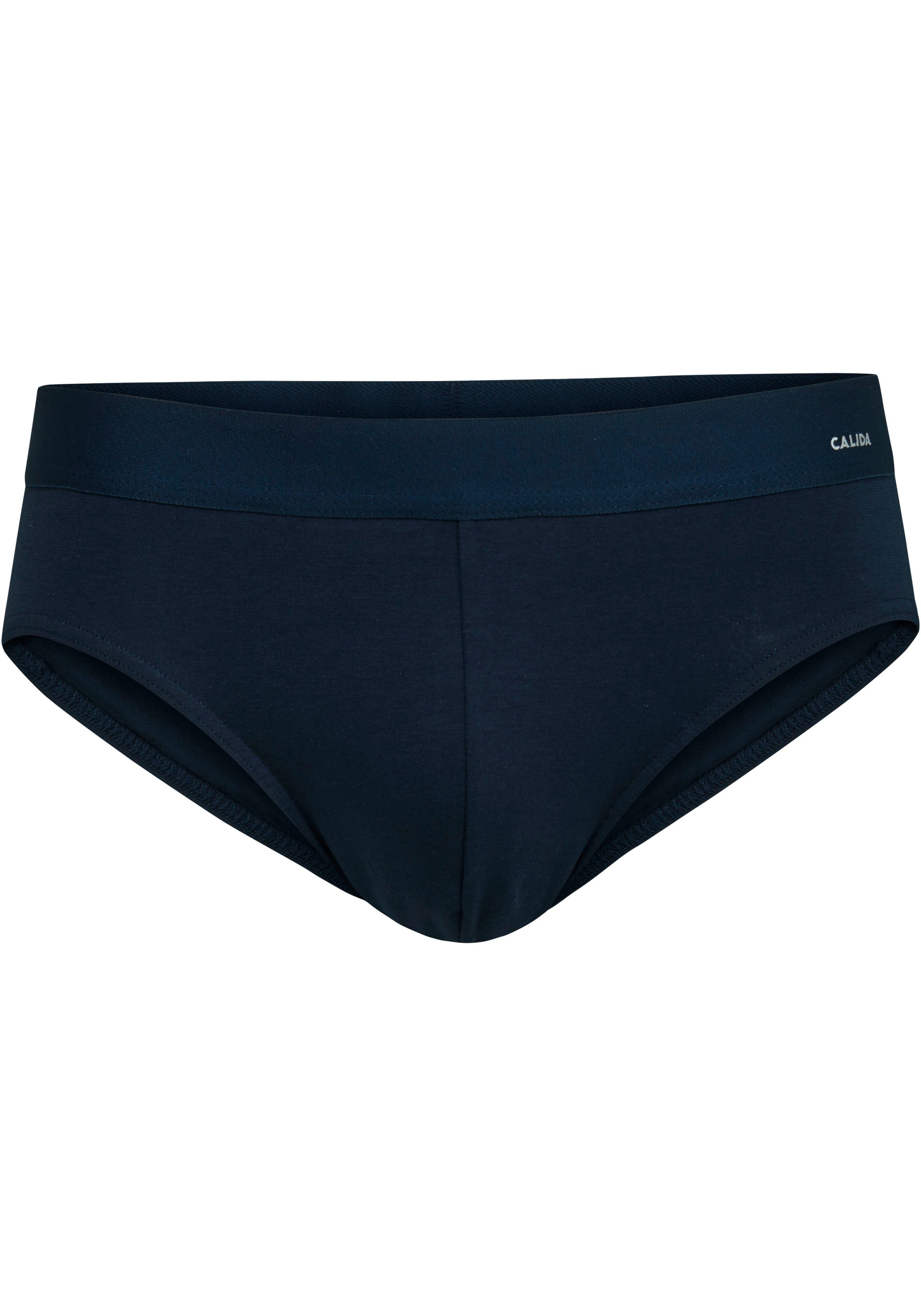 CALIDA Slip Cotton Code Baumwoll-Mix, elastisch, ohne Eingriff, Single Jers günstig online kaufen
