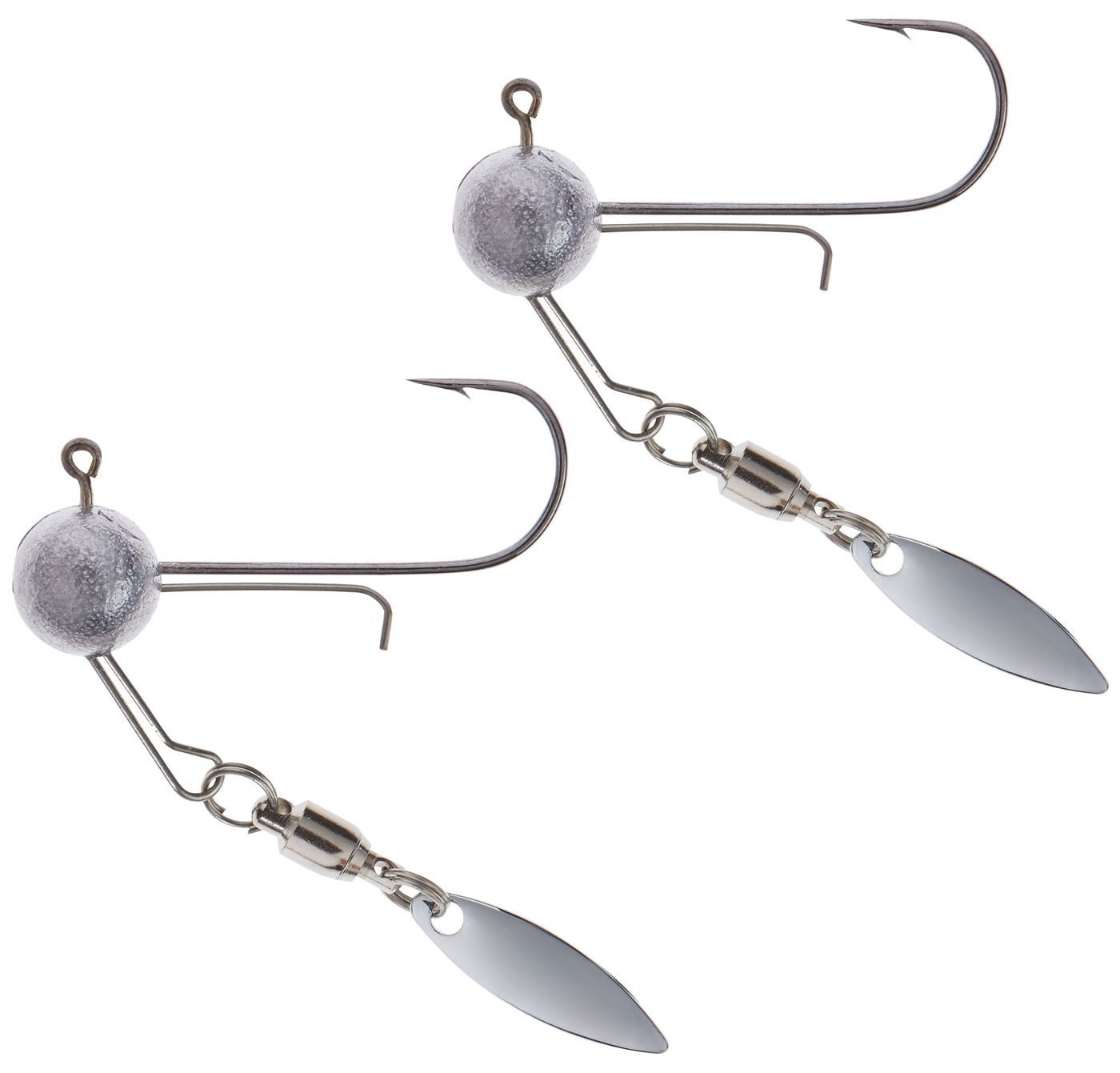 Jighaken Balzer Shirasu Spinner Jig - 2 Jighaken mit Spinnerblatt