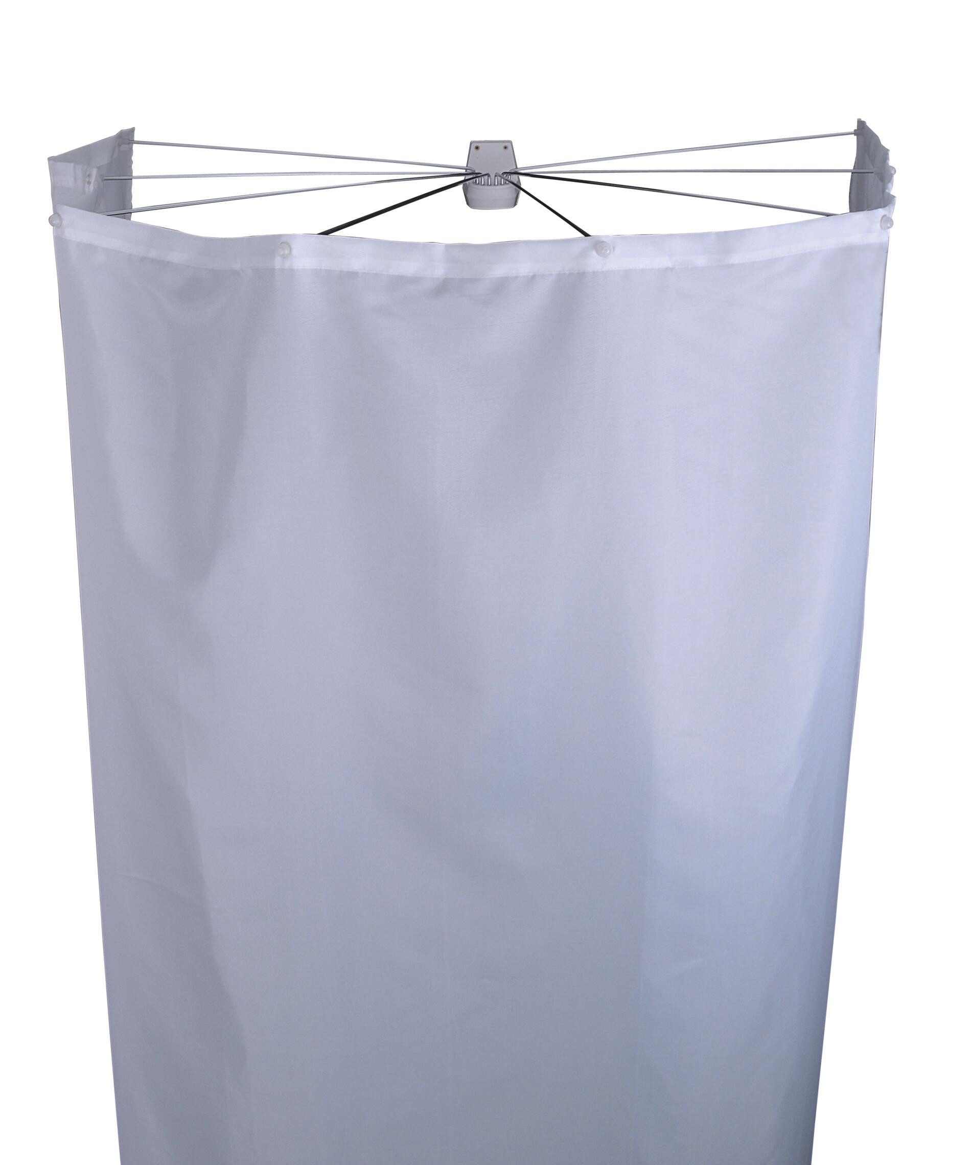 Ridder Duschvorhang Madison weiß Breite 180 cm günstig online kaufen