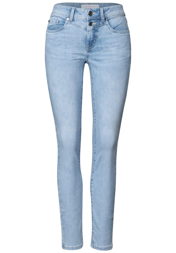 STREET ONE Slim-fit-Jeans, aus Baumwolle mit Stretchanteil günstig online kaufen
