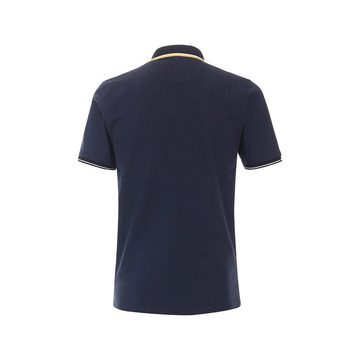 VENTI T-Shirt blau regular fit (1-tlg)