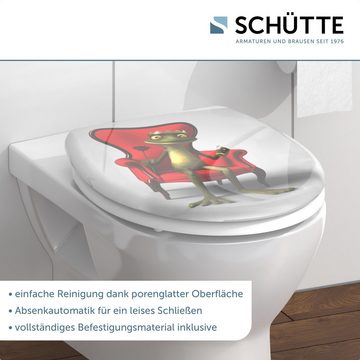Schütte WC-Sitz Frog King, Duroplast, mit Absenkautomatik