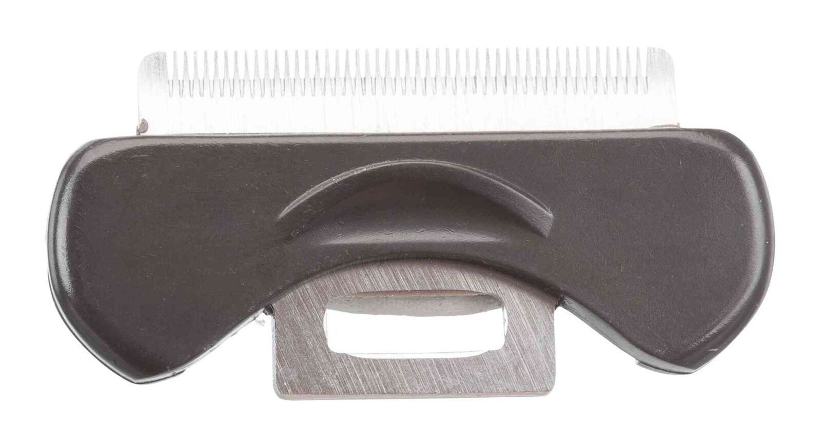 TRIXIE Fellbürste Carding-Striegel - dunkelgrau/blau - 7 × 15 cm