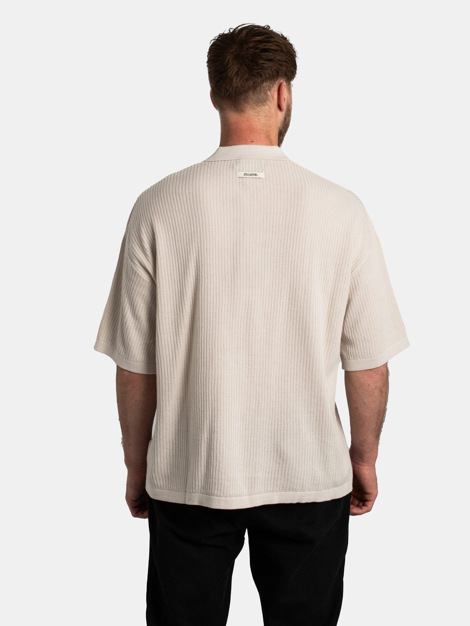 PEGADOR Kurzarmhemd Pegador Campbell Knit Shirt