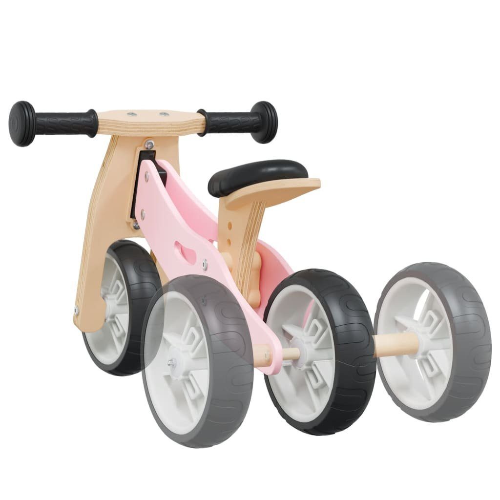 vidaXL Rosa 2-in-1 Laufrad Laufrad Kinder für