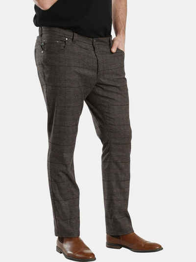 Charles Colby 5-Pocket-Hose BARON CLARCS im trendigen Glencheck-Design