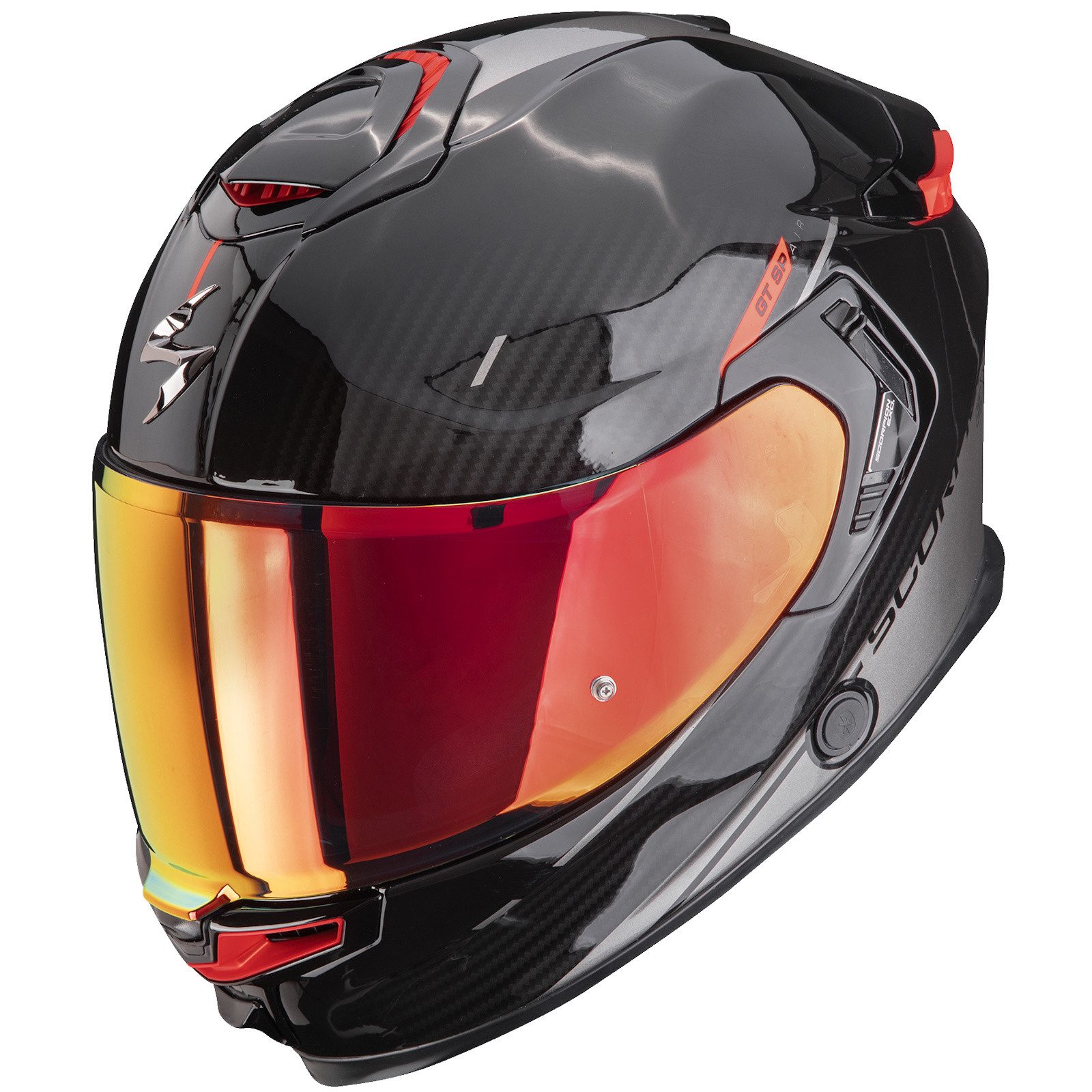 Scorpion Exo Motorradhelm Scorpion Exo-GT SP Air Asphalt Integralhelm Schwarz / Rot L (1er Set), integralhelm motorrad
