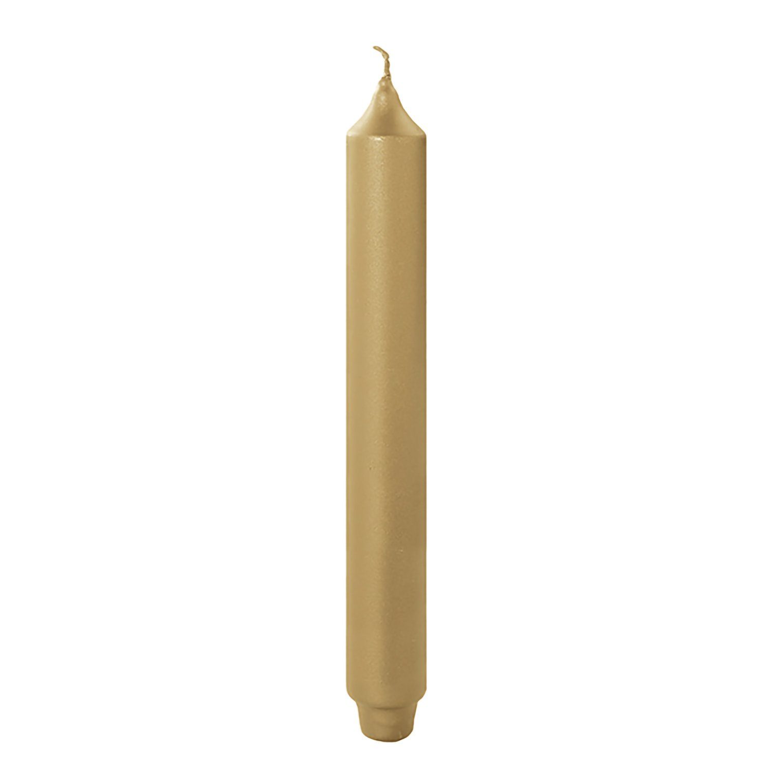 Fink Adventskerze FINK Stabkerze Candle - gold - H. 25cm x D. 3cm (1 Stück)