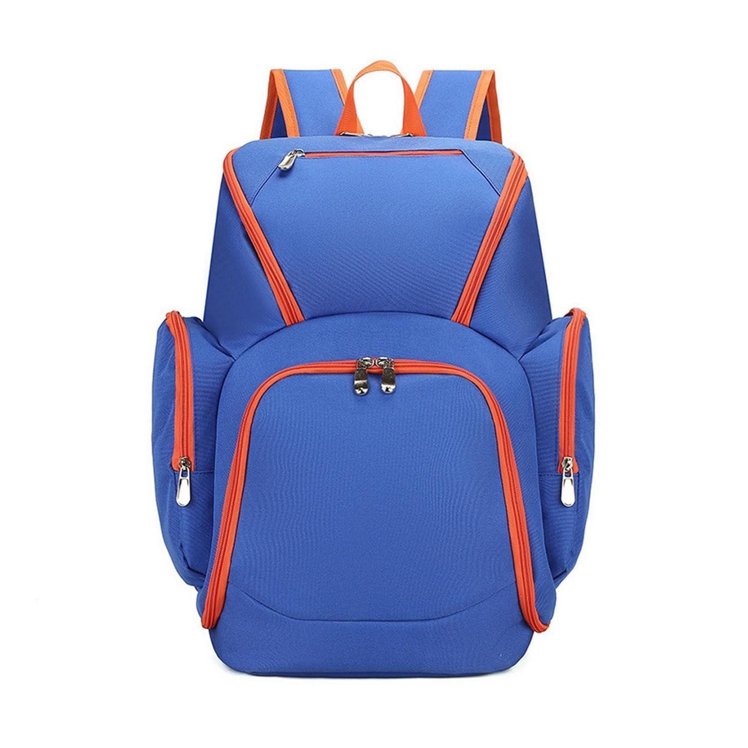 LuxusKollektion Sportrucksack Sportrucksack Basketball Fußball Blau-Orange