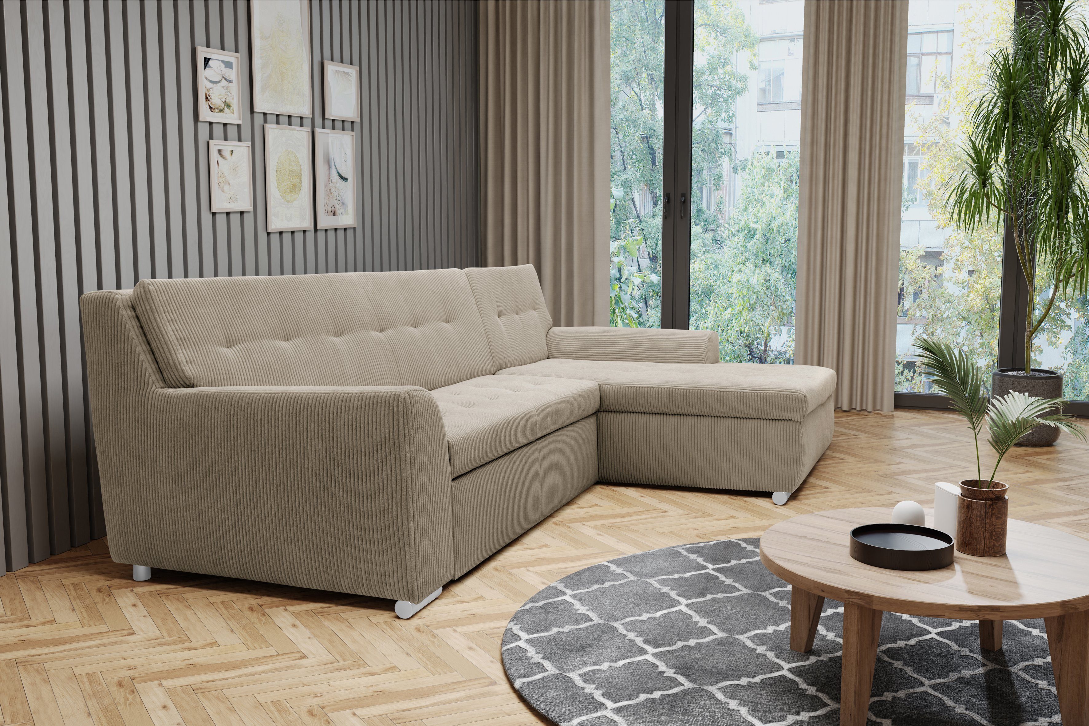 DOMO collection Ecksofa Treviso viele Bezüge, günstig online kaufen