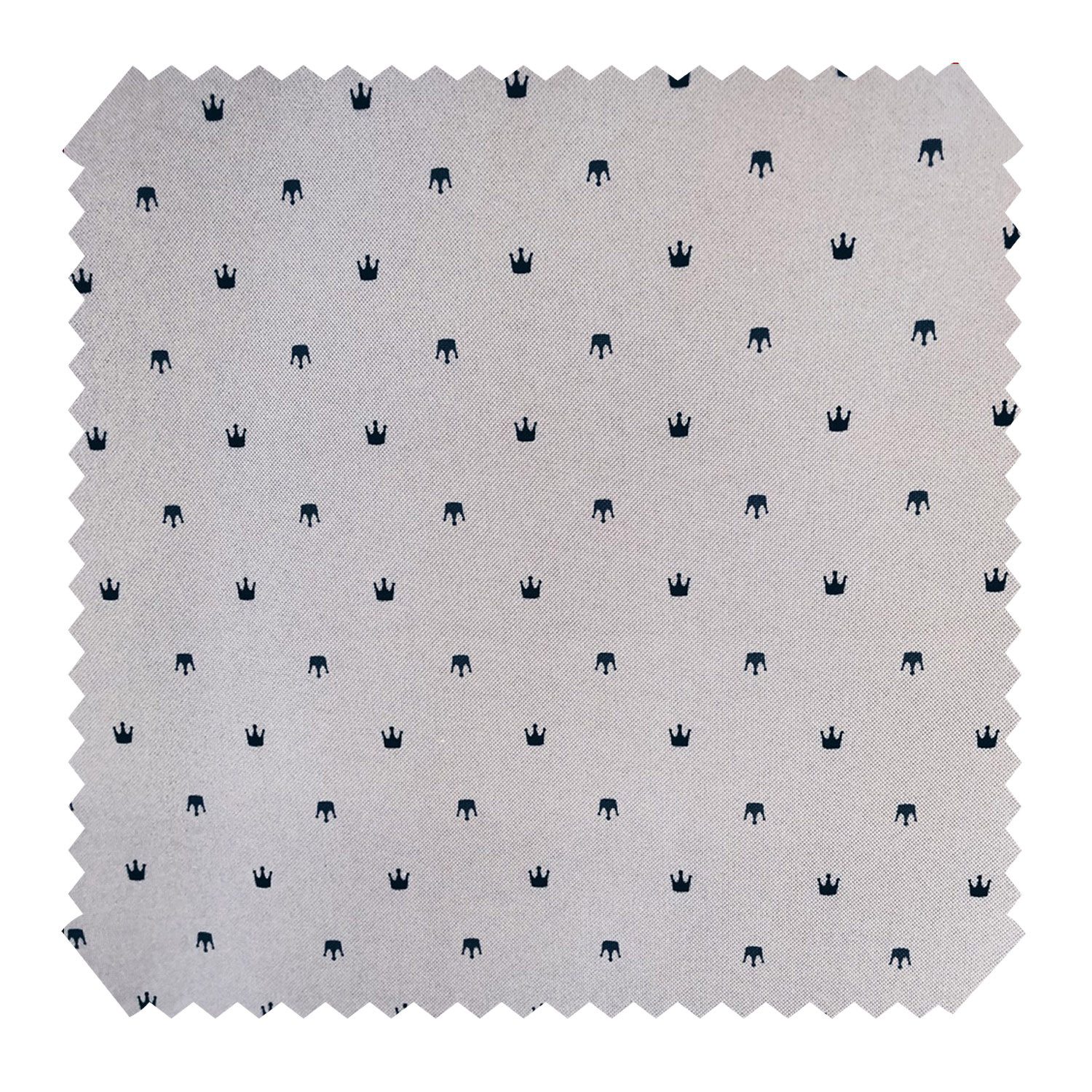 novely® Stoff OXFORD 210D D163 Polka Kronen Printstoff Outdoor, Wasserabweisend, Outdoor, Meterware, 1lfm