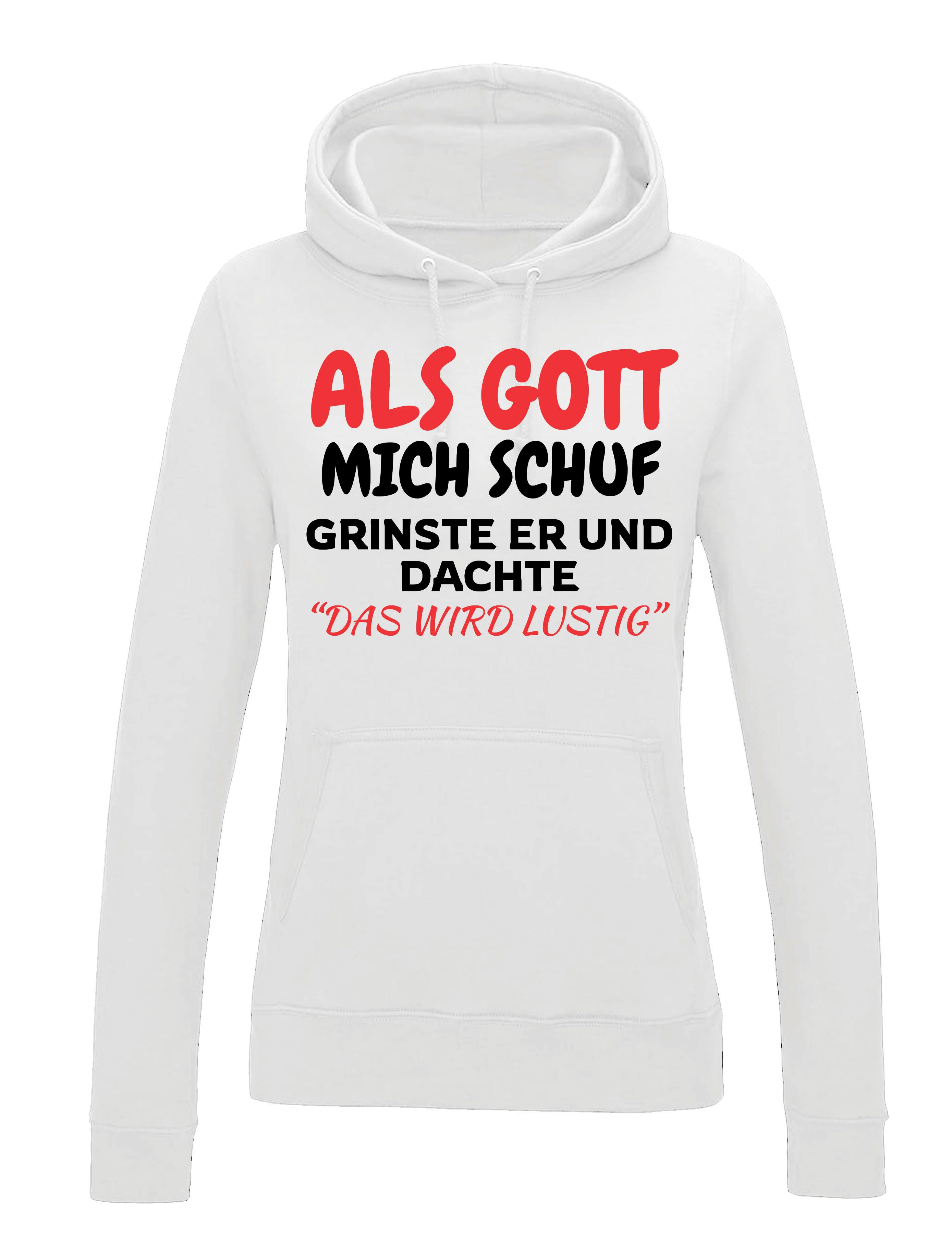 Youth Designz Kapuzenpullover Als Gott mich günstig online kaufen