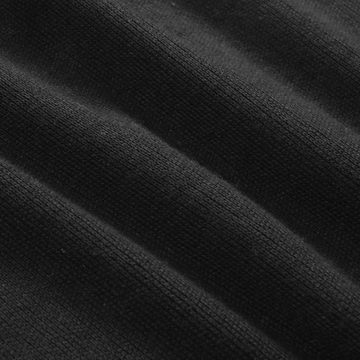vidaXL T-Shirt Strickjacke für Herren Schwarz M (1-tlg)