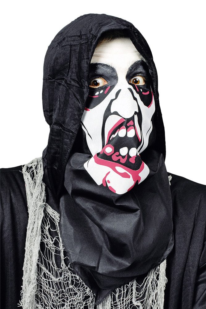 Das Kostümland Verkleidungsmaske Maskentuch Halloween Zombie