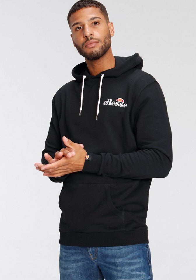 Ellesse Kapuzensweatshirt Primero OH Hoody, Lange Ärmel mit elastischen,  gerippten Bündchen