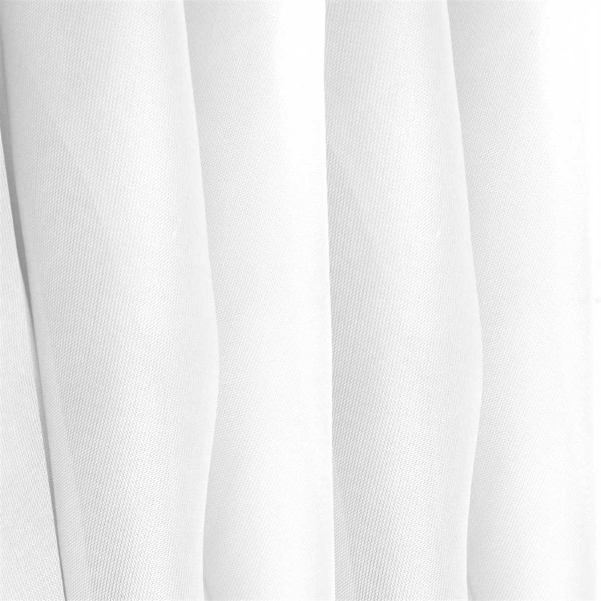 Vorhang, Bestgoodies, Schlaufen transparente Farben Voile Voile, St), versch. Weiß uni Scheibengardine (1 und erhältlich Größen Schlaufen-Bistrogardine, transparent, in vielen