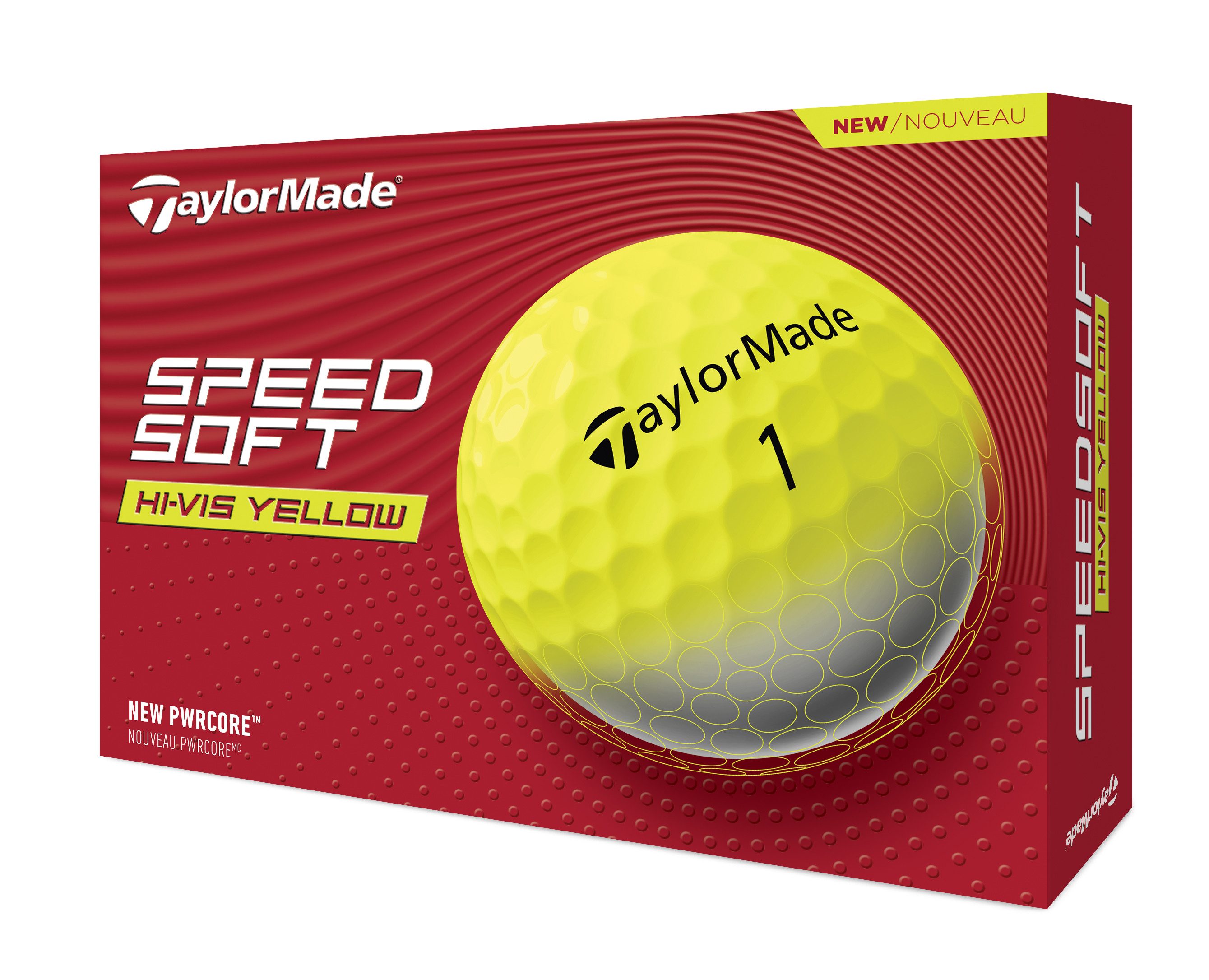 Taylormade Golfball TaylorMade Golfball Speed Soft Gelb 1 Dutzend