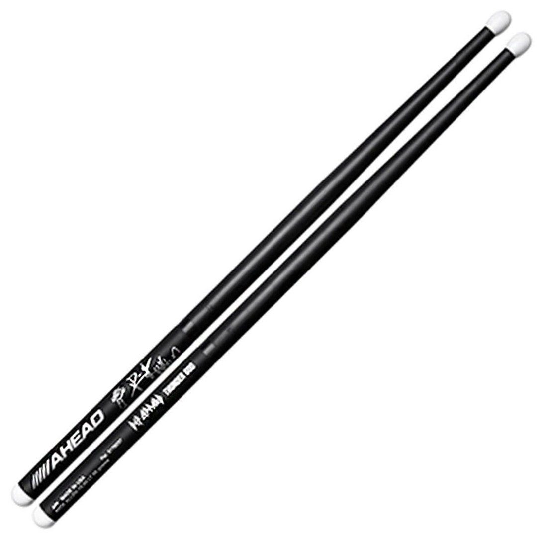 Ahead Drumsticks Rick Allen mit Flaschenöffner (1 Paar), Spitze und Kunststoffüberzug sind einzeln austauschbar