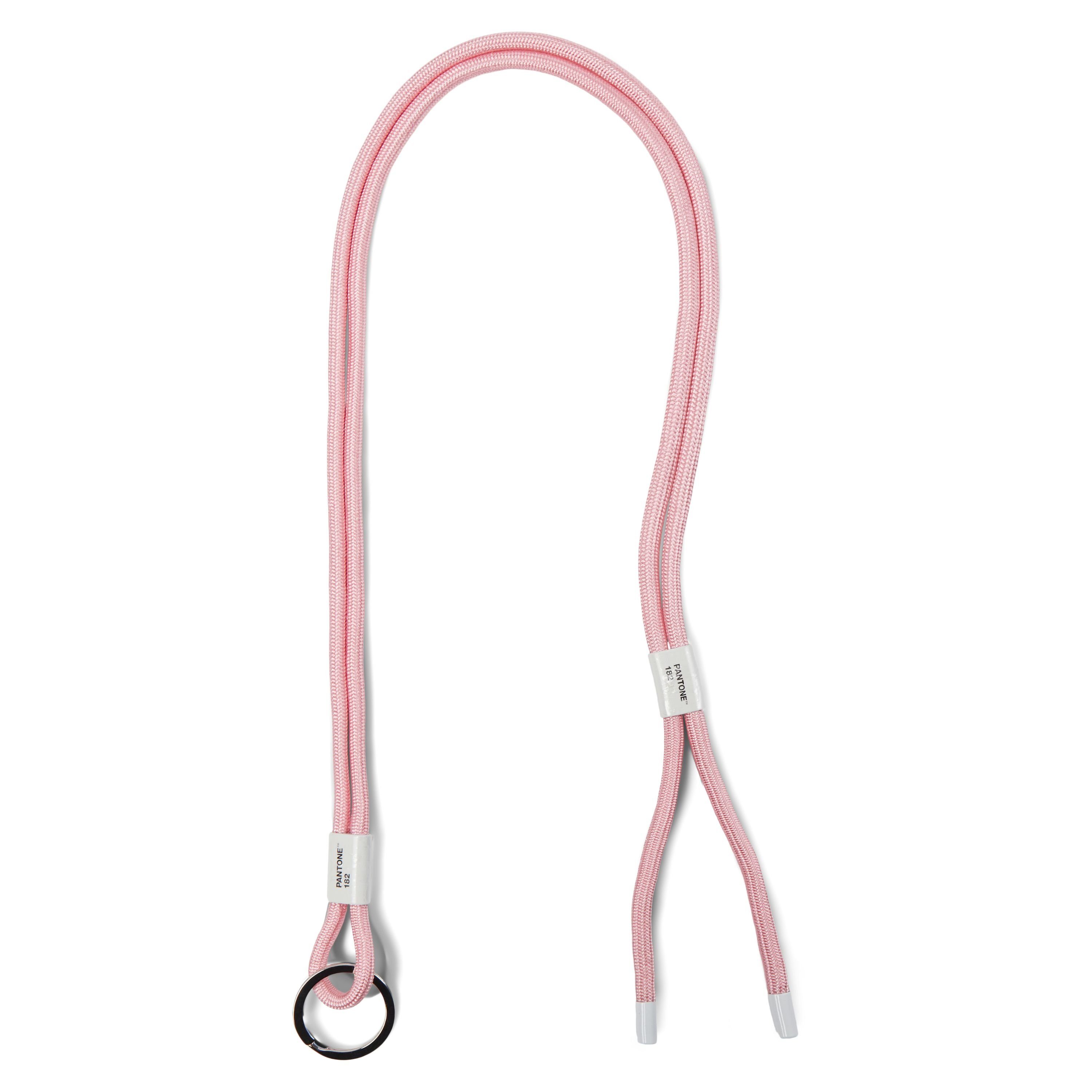 PANTONE Schlüsselanhänger, Design- Schlüsselband Adjustable Lanyard, verstellbar Light Pink 182