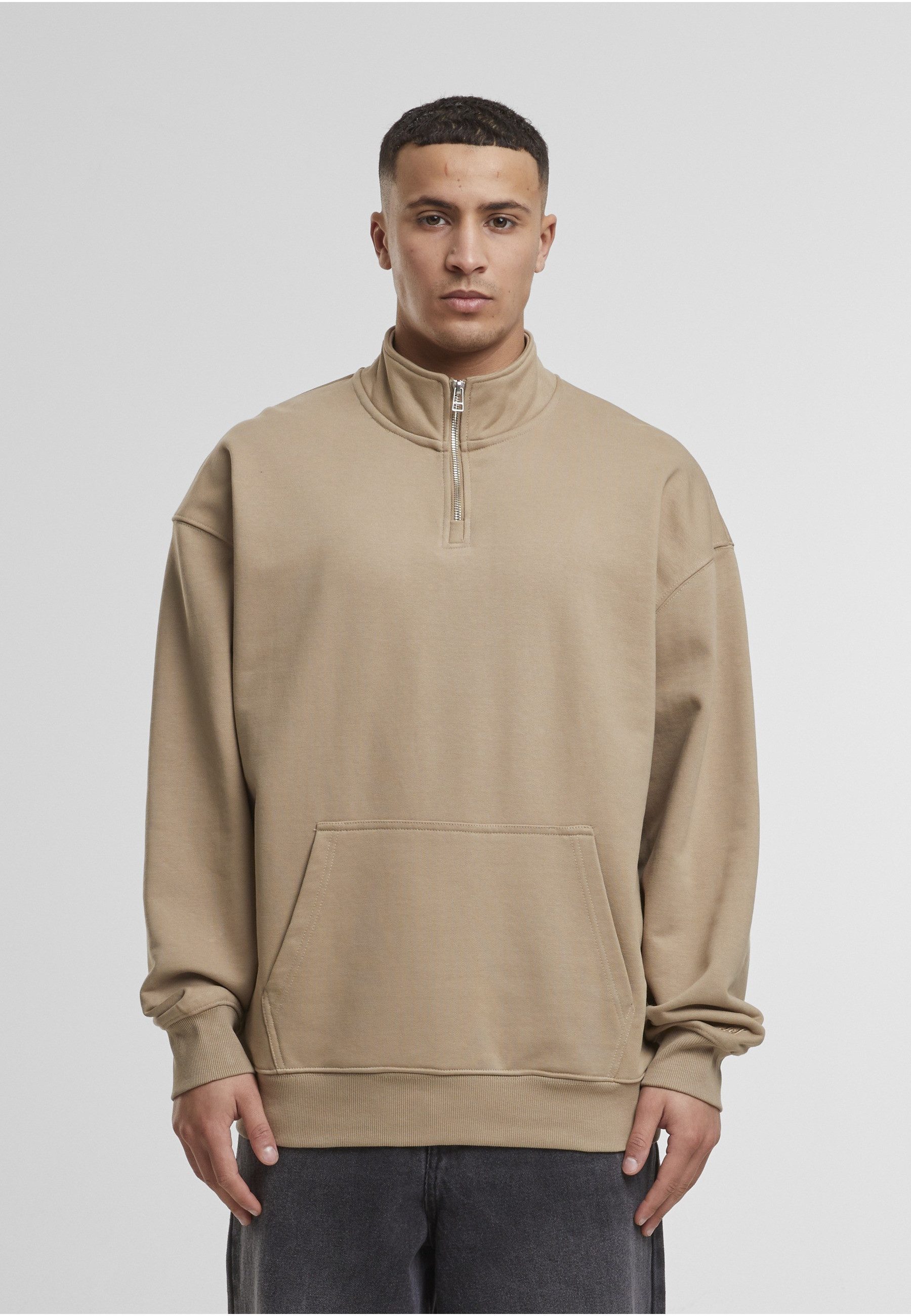 DEF Sweater DEF DEF Zipper Crewneck (1-tlg)