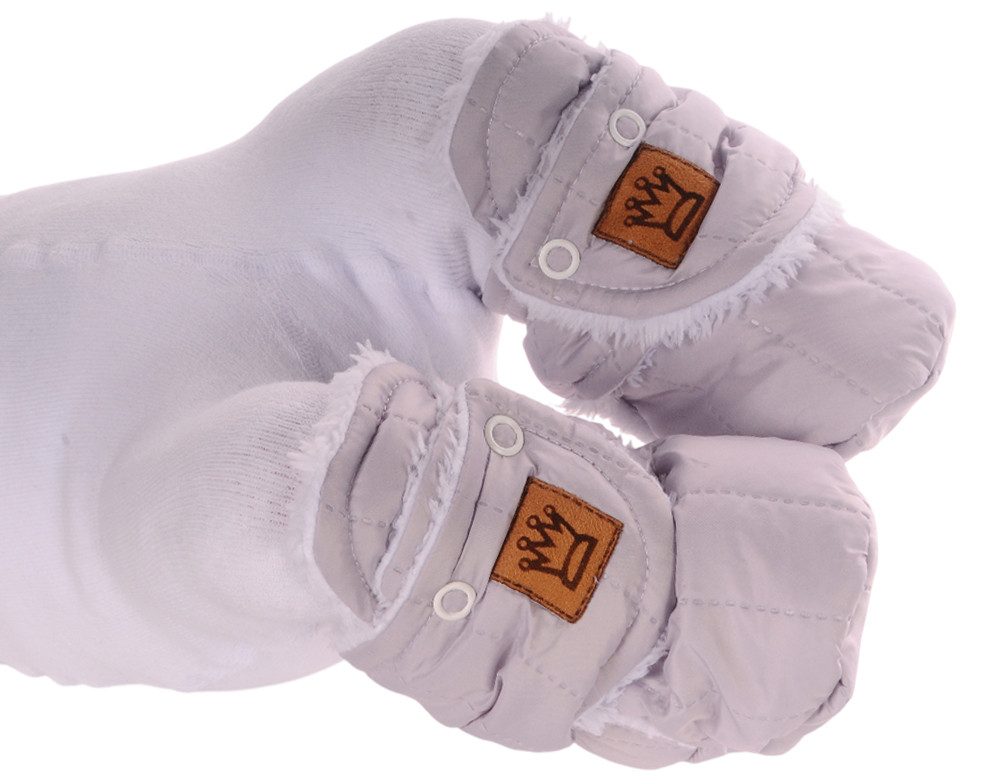 La Bortini Füßlinge Babyschuh Schuhe für Neugeborene booties Stiefel neutral Erstlingsschuhe unisex