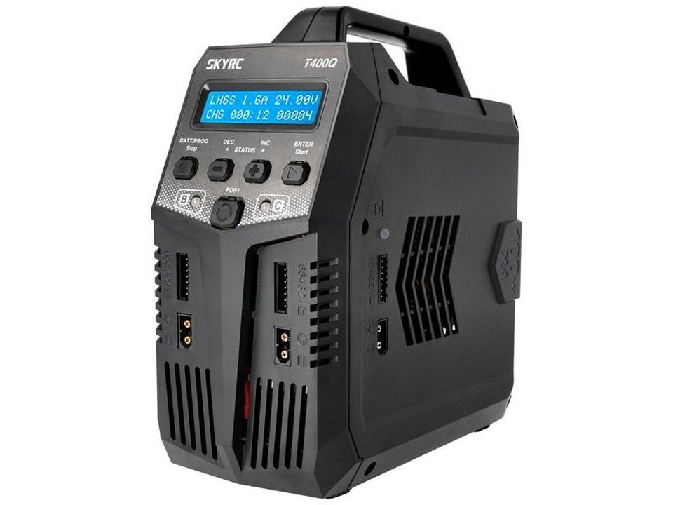 SkyRC SkyRC T400Q AC/DC Quad Ladegerät LiPo 1-6s 12A 4x100W RC-Ladegerät