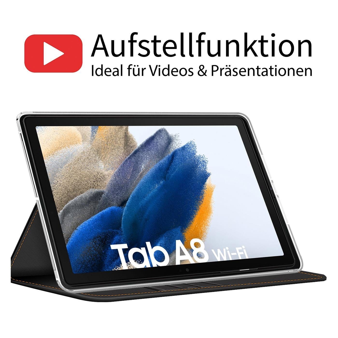 CoolGadget Tablet-Hülle Book Case Tablet Tasche für Samsung Galaxy Tab A8 (2021) 26,67 cm (10,5 Zoll), Hülle Klapphülle Cover für Galaxy Tab A8 10.5 2021 Schutz – Bild 5 von 5