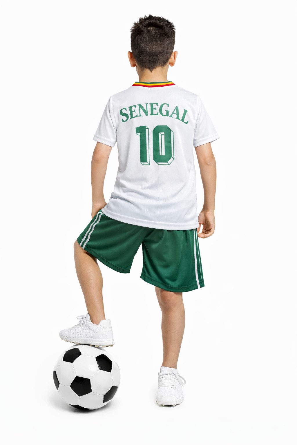 Fashion Boy Fußballtrikot Fussball Fan Set SENEGALTrikot + Shorts, JS297e (Set)