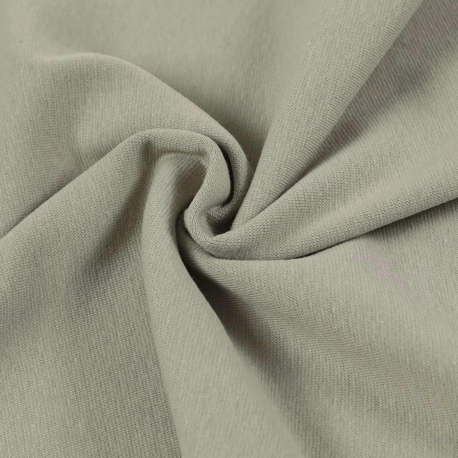 maDDma Stoff 1m Bündchenstoff Schlauchware 35(70)cm breit Meterware Jersey, beige