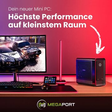 Megaport Gaming-PC (Intel Core i7-10700 8x2,90 GHz, GeForce RTX 3070, 16 GB RAM, 1000 GB SSD, Windows 11, WLAN)