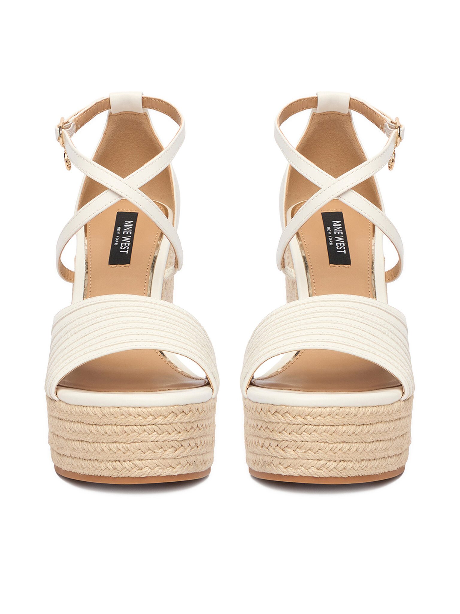 Nine West Nine West Frauen-Espadrilles Weiß NINE WEST-EO-259-86 02 Weiß Espadrille – Bild 4 von 5