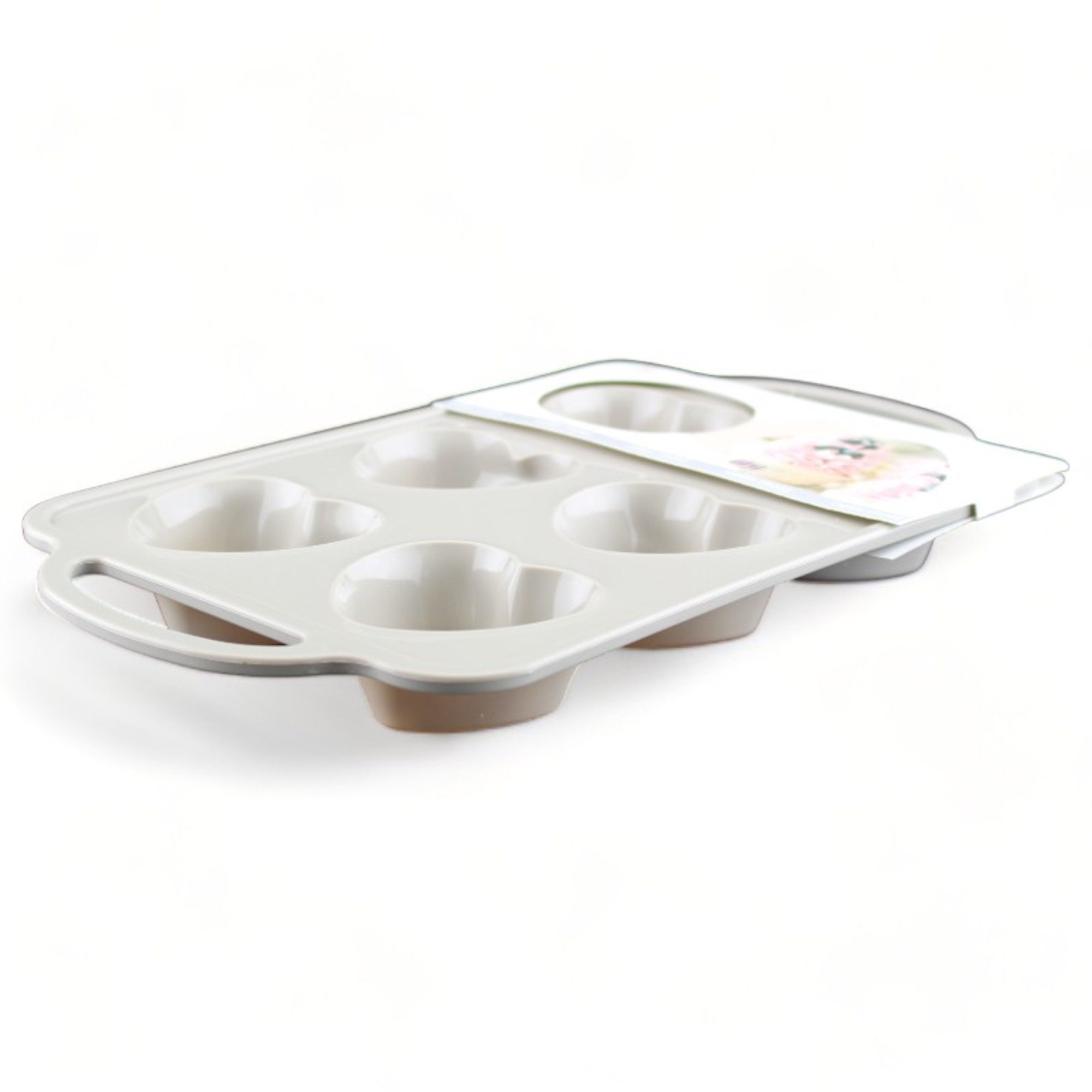 COFI 1453 Muffinform 6-fach Backform aus Silikon für Muffins & kleine Kuchen, (1-tlg)