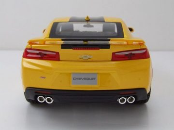 Maisto® Modellauto Chevrolet Camaro SS 2016 gelb metallic Modellauto 1:18 Maisto, Maßstab 1:18