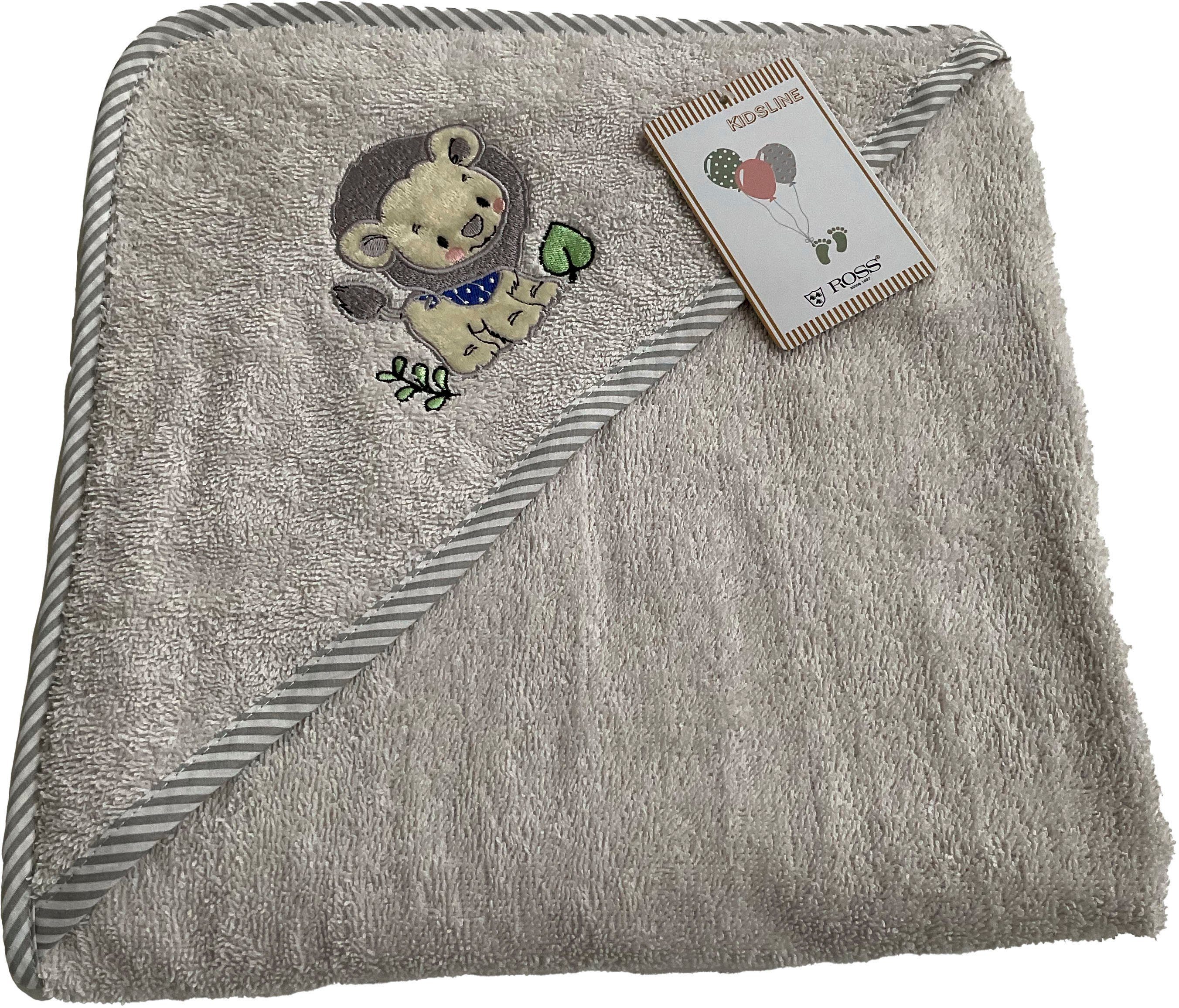 ROSS Kapuzenhandtuch KIDSLINE, Frottier (1-St), 100 % Baumwolle, Kapuze, St günstig online kaufen