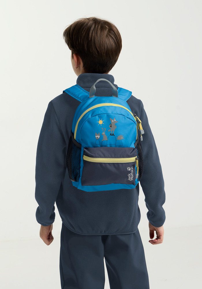 Jack Wolfskin Kinderrucksack LITTLE SCOUT 10, 10L Kinderrucksack, komfortabel, ideal für erste Abenteuer