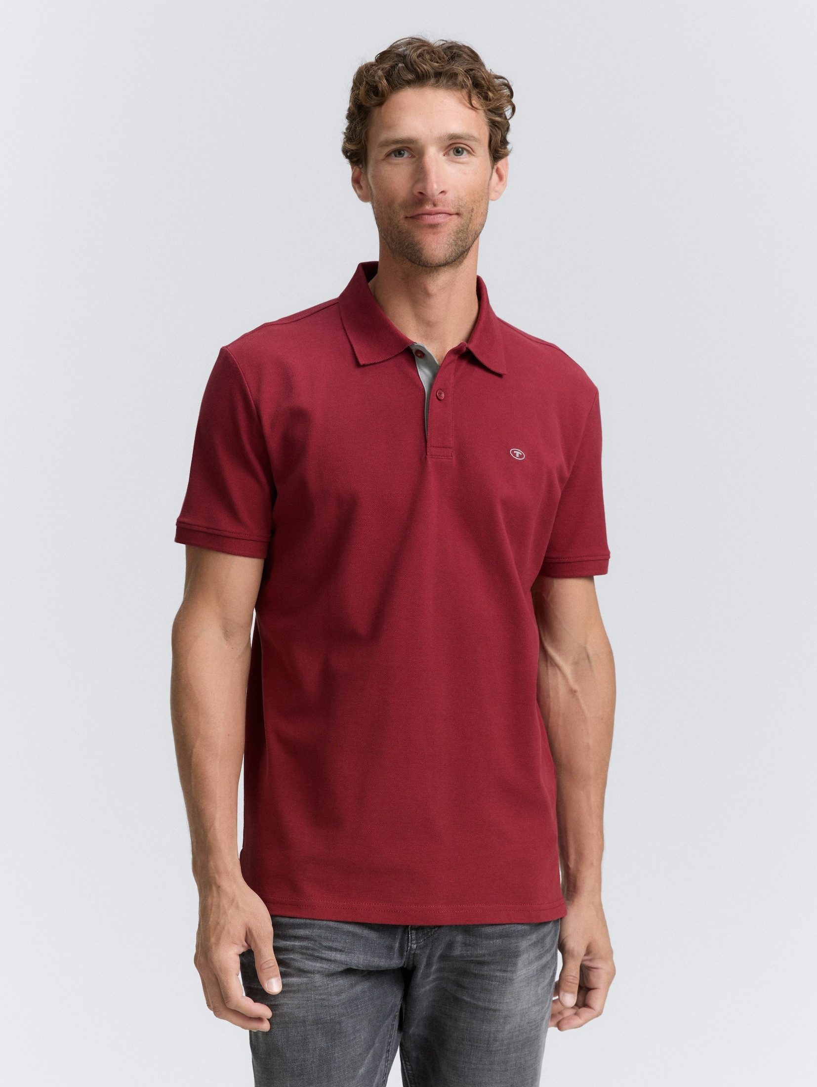 TOM TAILOR Poloshirt Piqué Poloshirt aus günstig online kaufen