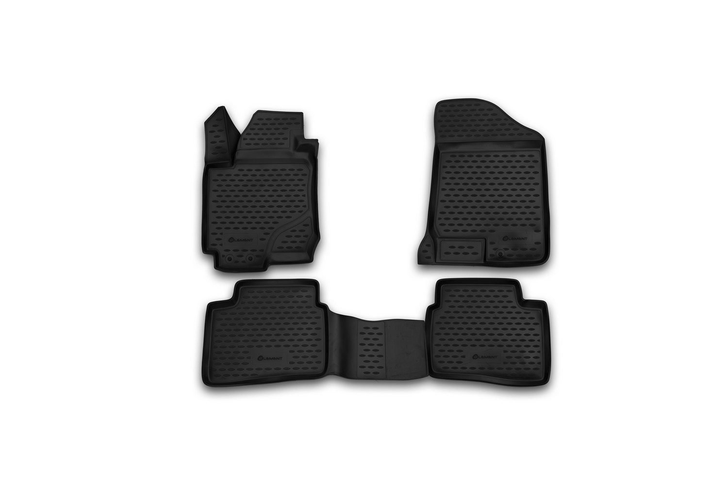 LEMENT Auto-Fußmatten für KIA Cee'd 2007-2012, für KIA Ceed PkW, Passgenaue