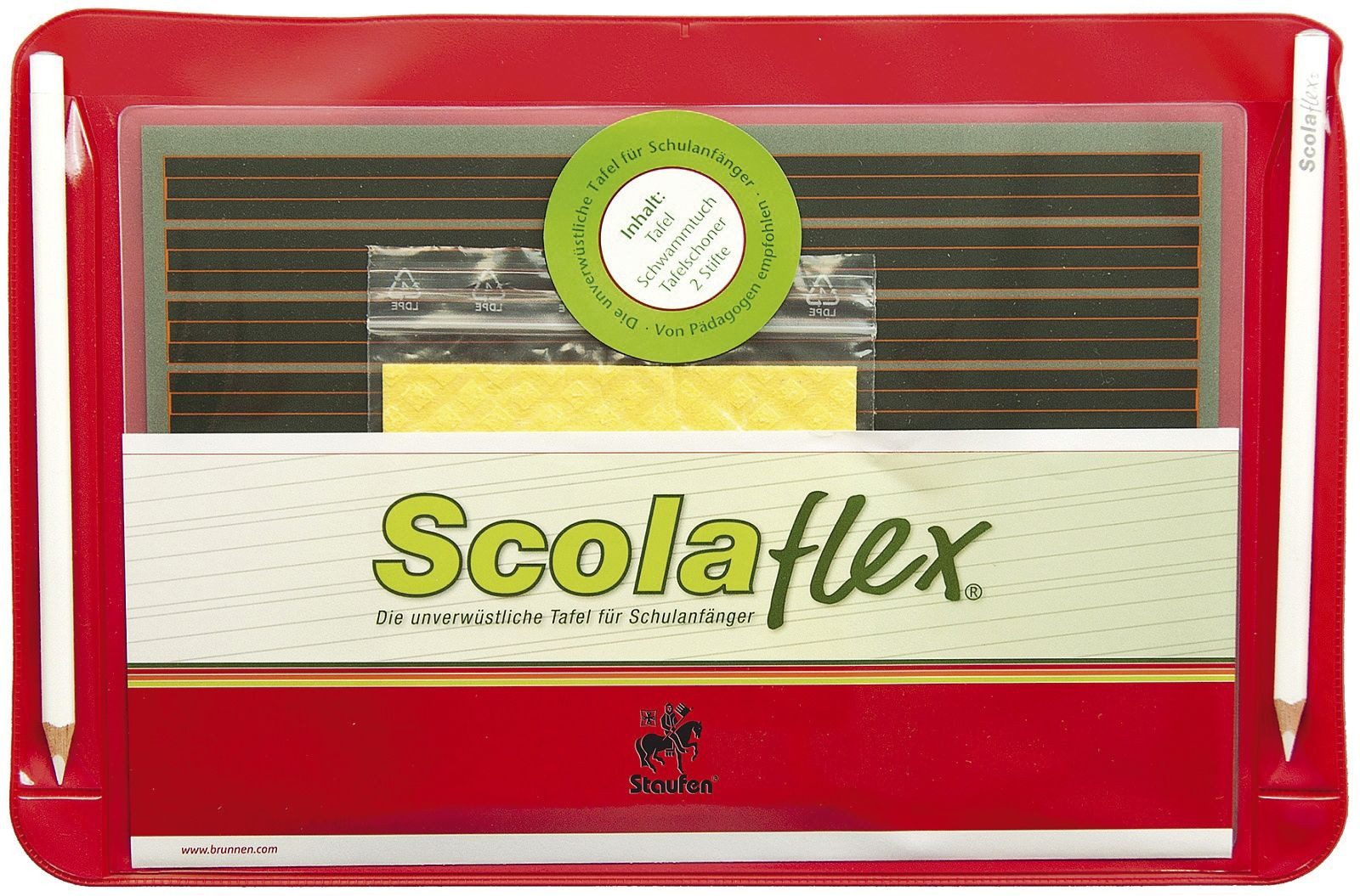 Staufen Tafel Schülertafel-Set Original Scolaflex® L1A Kunststoff 259 x 177 cm schwa