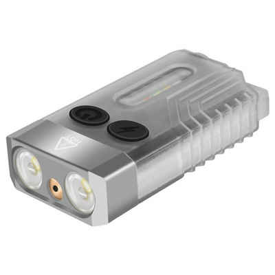 Coonoor LED Taschenlampe V10 Taschenlampe LED Aufladbar 1000LM mit 365nm UV, 14 Modi IPX4 Wasserdicht, USB C Tragbar Flashlight, 5mw roter Laser