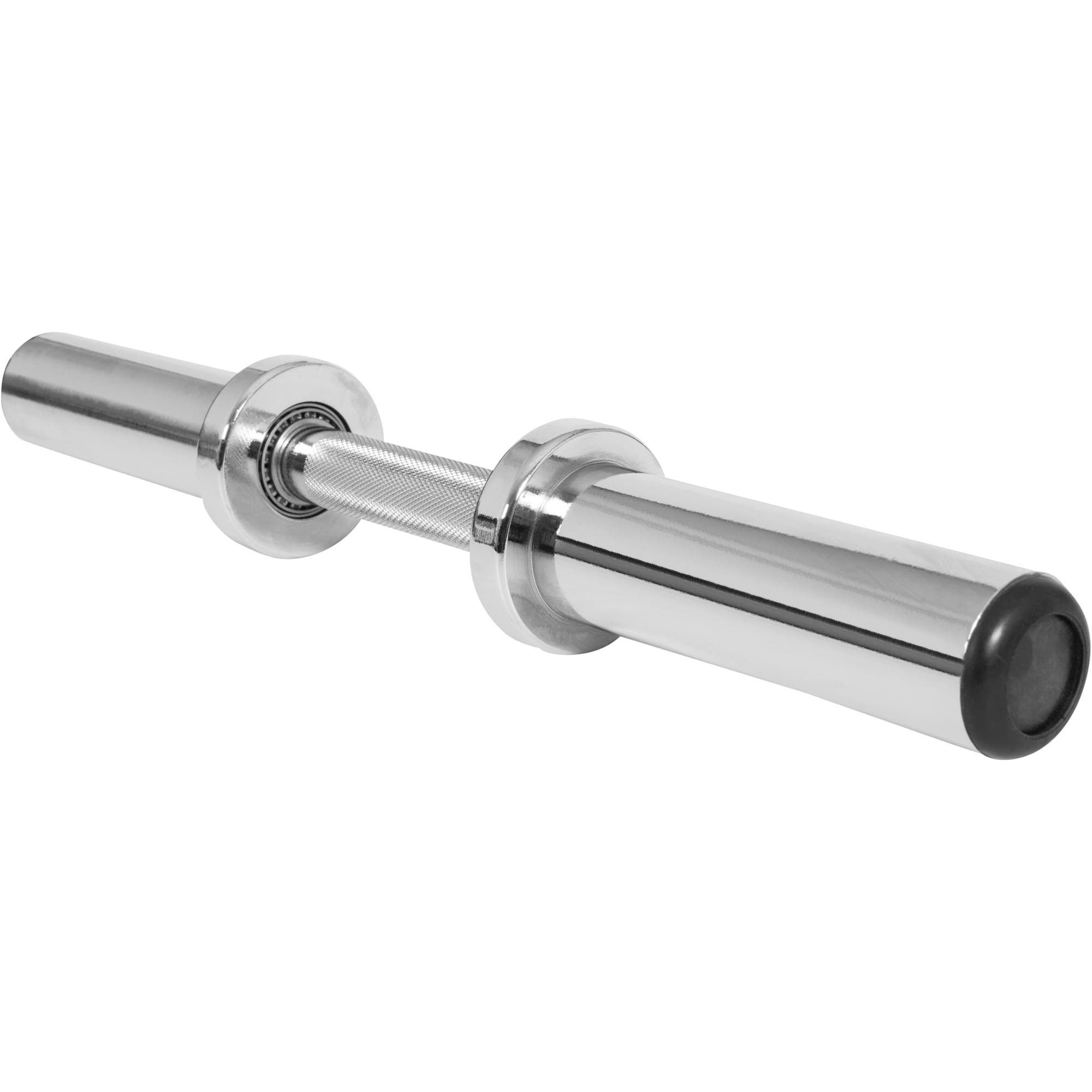 GORILLA SPORTS Kurzhantelstange Olympia, 50mm, Einzeln, 2 Federverschlüssen,136 kg Belastbar, Chrom, (1-tlg)